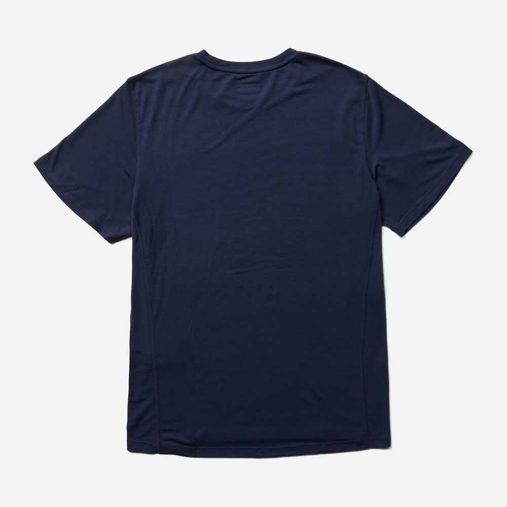 Navy Men's Merrell Tencel T Shirts | Dubai-6957241