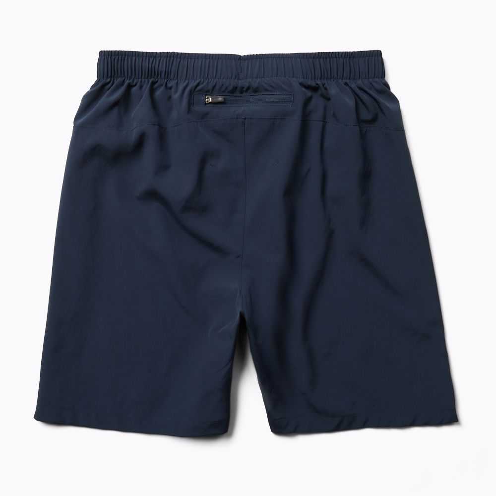 Navy Men's Merrell Terrain Running Shorts | Dubai-5234809