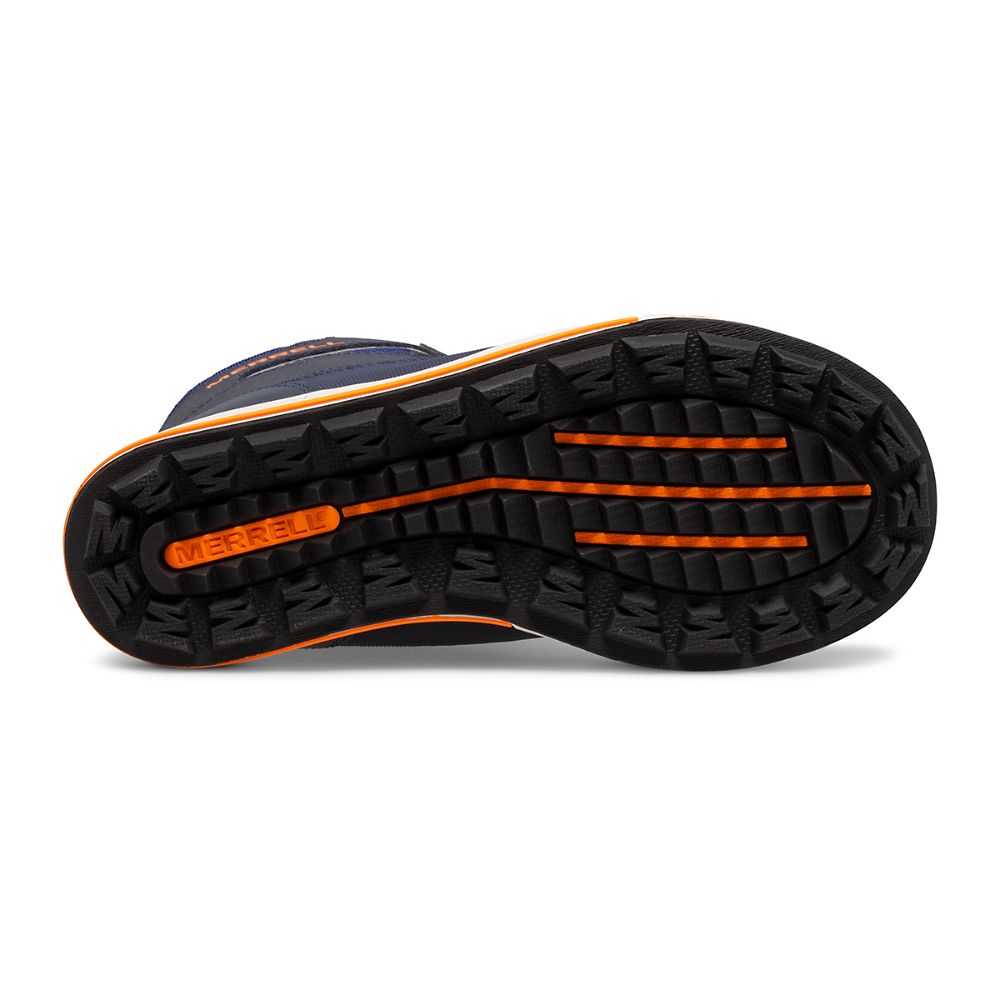 Navy/ Orange Boys' Merrell Snow Bank 3.0 Snow Boots | Dubai-1076482