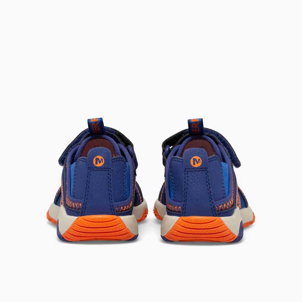 Navy/Orange Girls' Merrell Hydro Sandals | Dubai-9453607