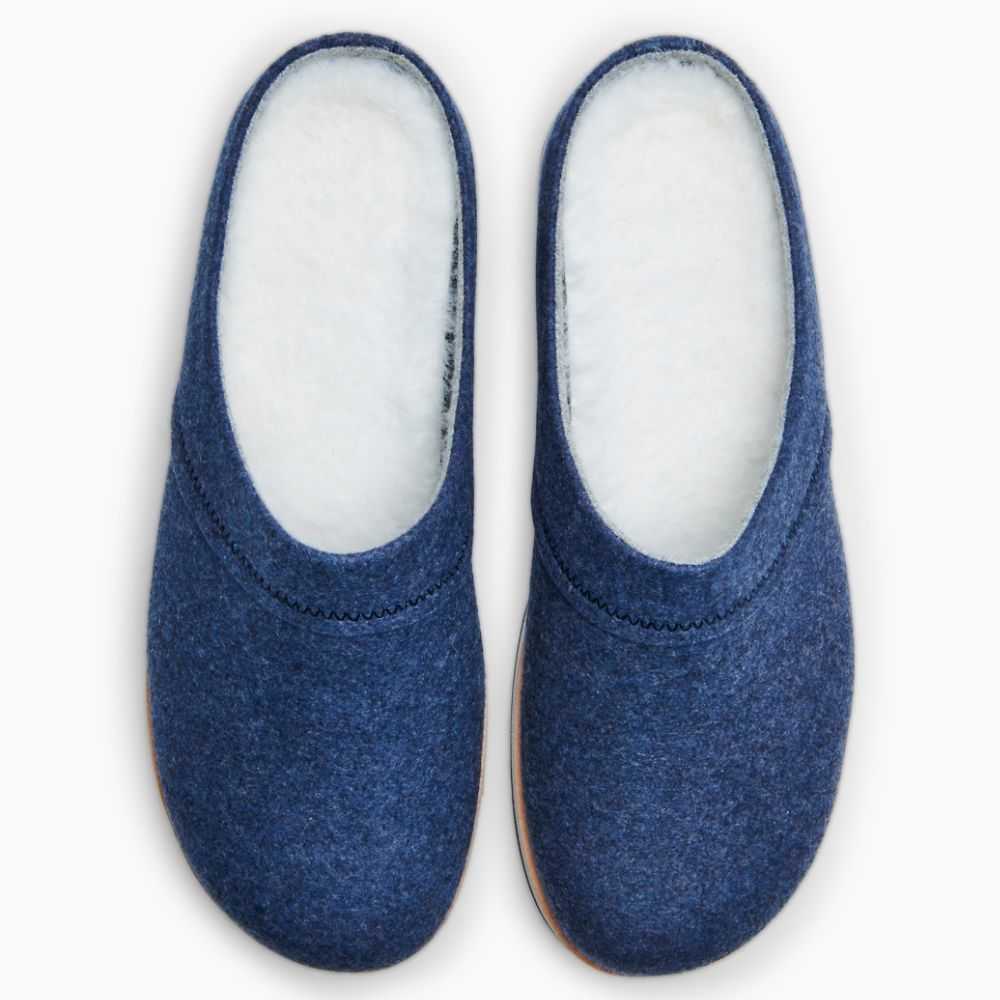 Navy Women's Merrell Juno Clog Wool Casual Shoes | Dubai-6150927