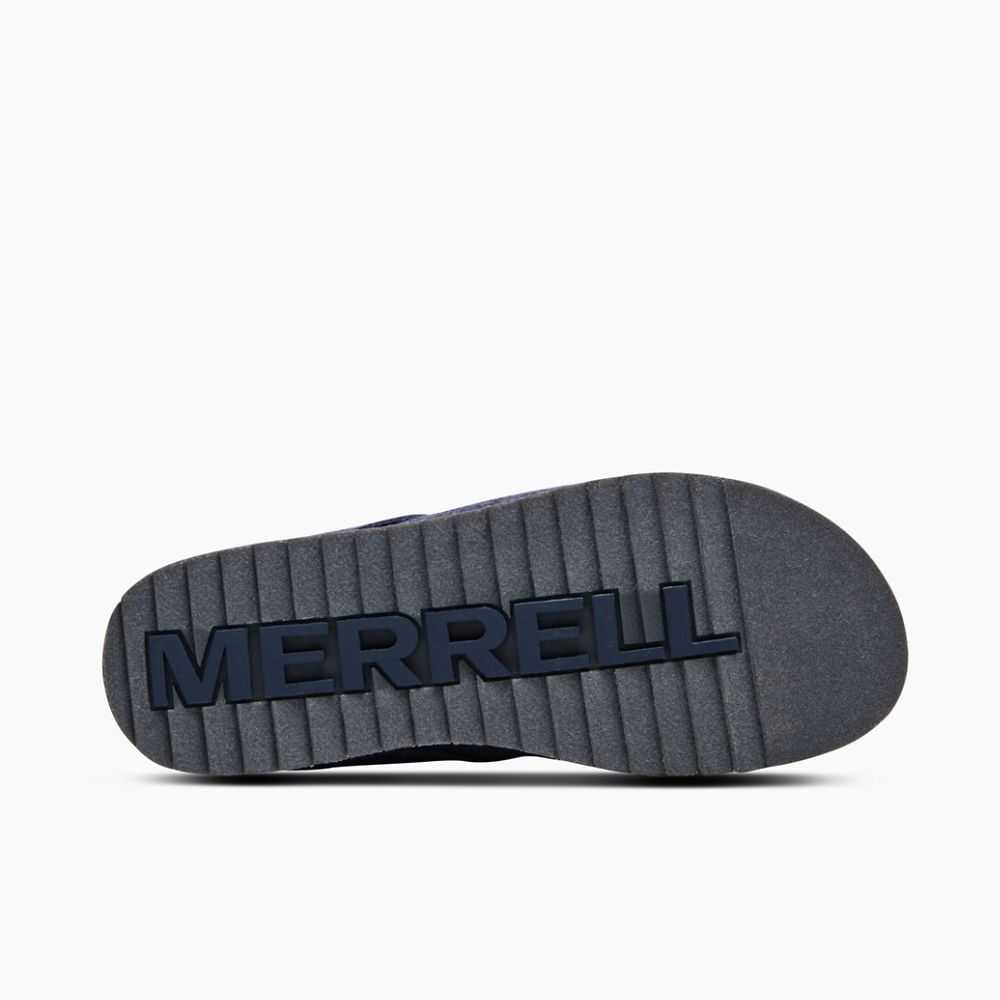 Navy Women's Merrell Juno Clog Wool Casual Shoes | Dubai-6150927