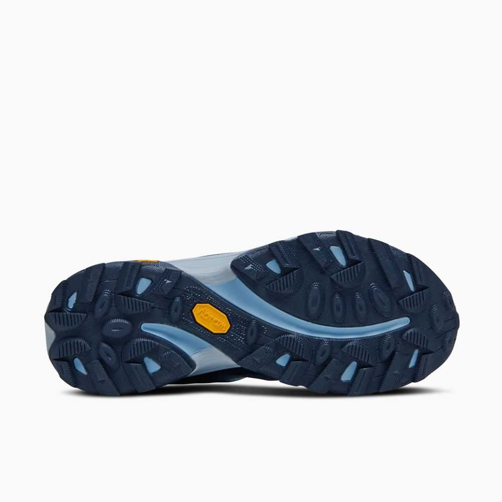 Navy Women's Merrell Moab Speed Mid GORE-TEX® Sneakers | Dubai-2637048