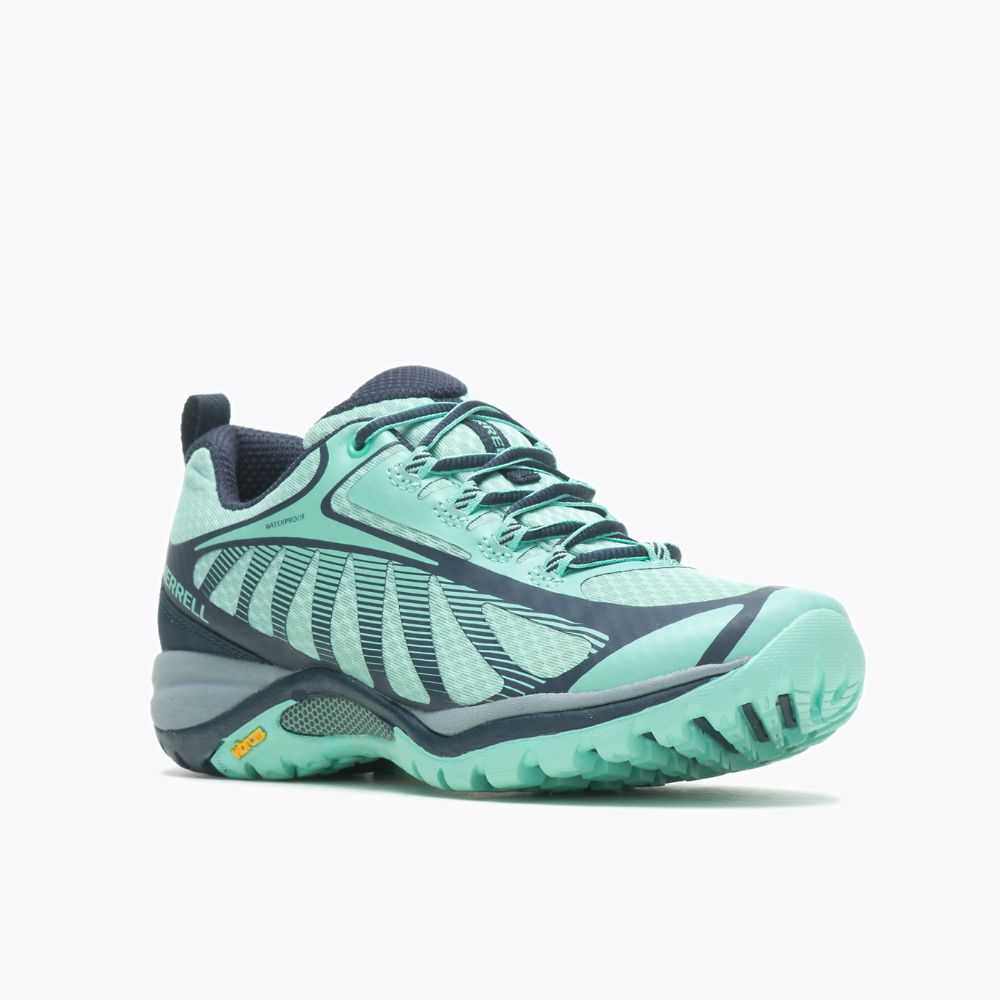 Navy Women's Merrell Siren Edge 3 Waterproof Walking Shoes | Dubai-9304162