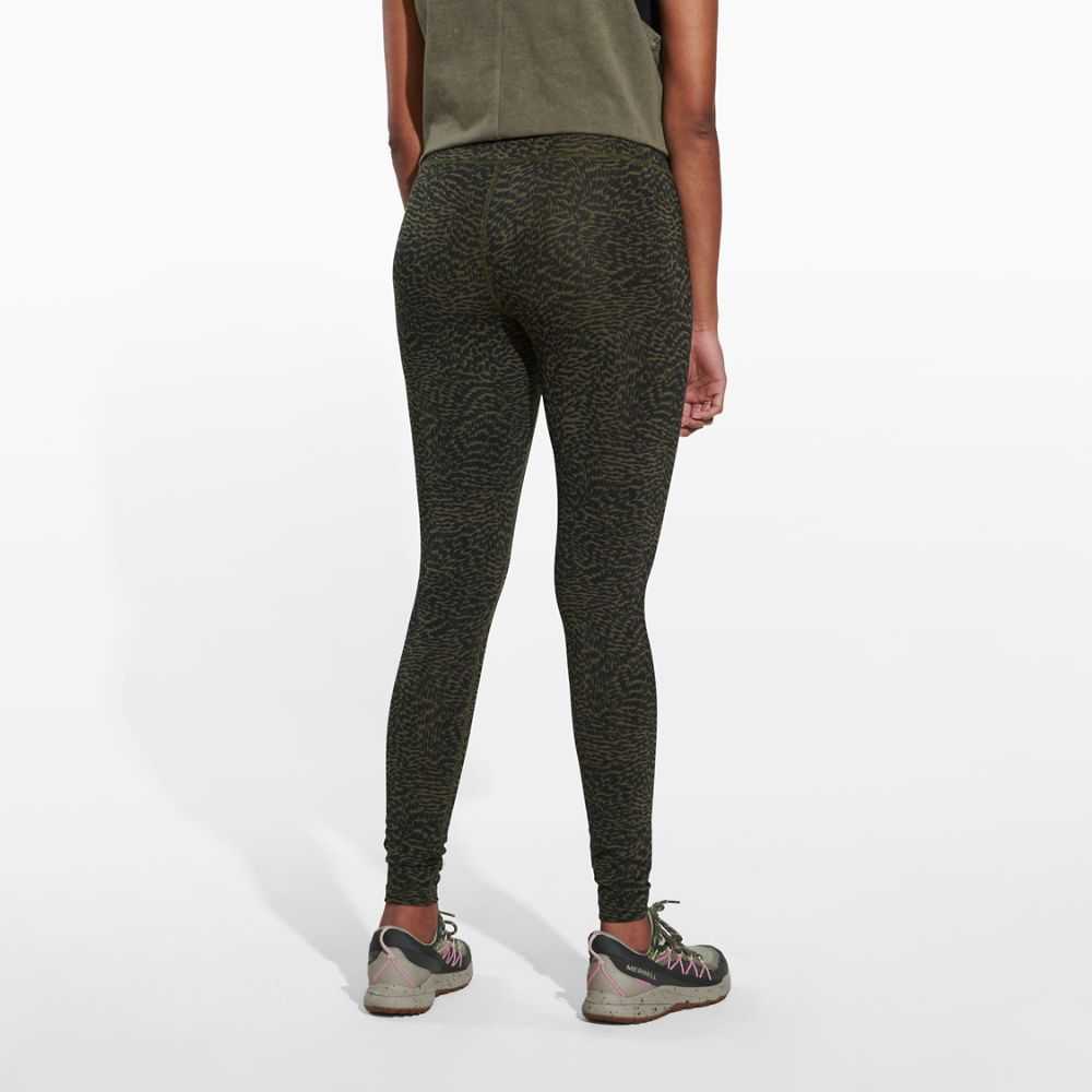 Olive Camo Women's Merrell Ever Move Leggings | Dubai-1543978