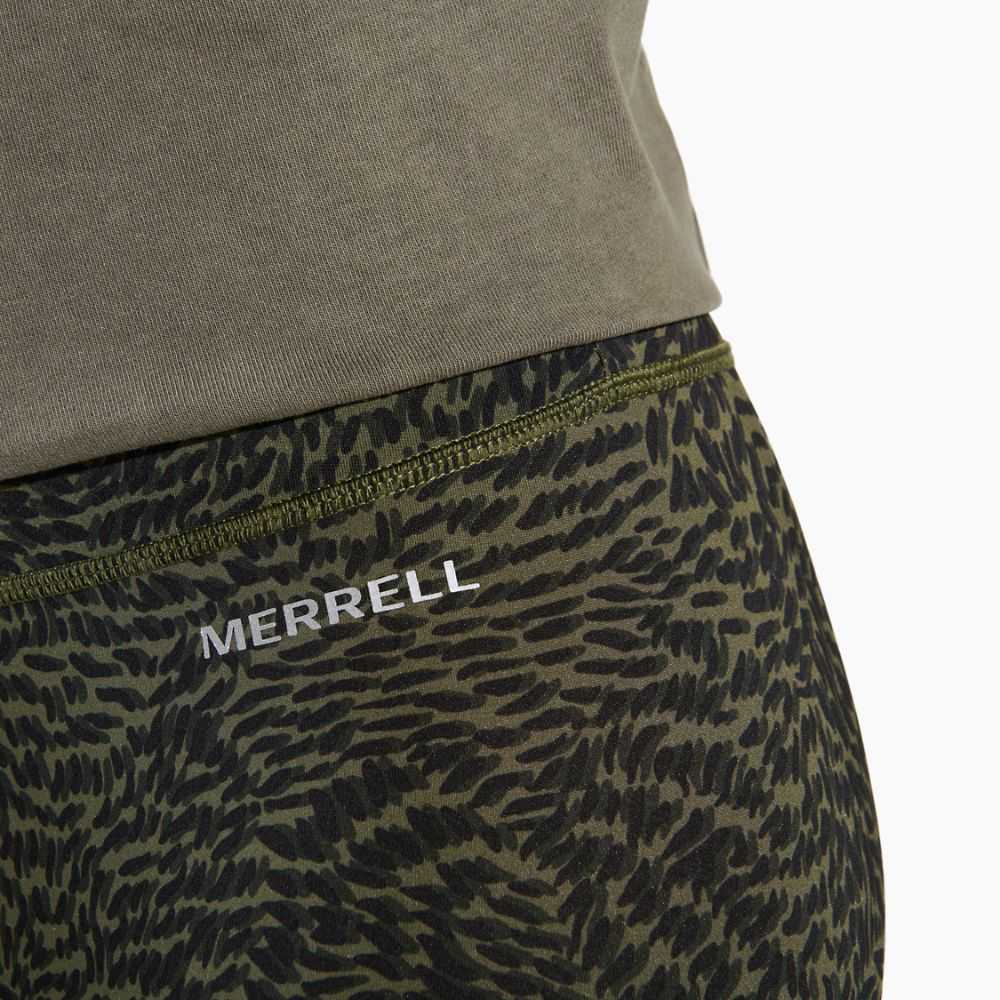 Olive Camo Women's Merrell Ever Move Leggings | Dubai-1543978