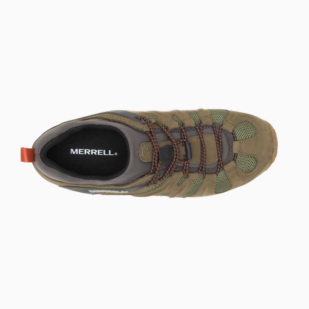 Olive Men's Merrell Chameleon 8 Stretch Sneakers | Dubai-4972631