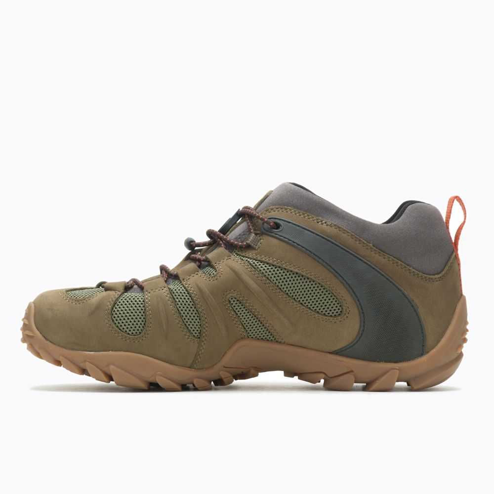 Olive Men's Merrell Chameleon 8 Stretch Sneakers | Dubai-4972631