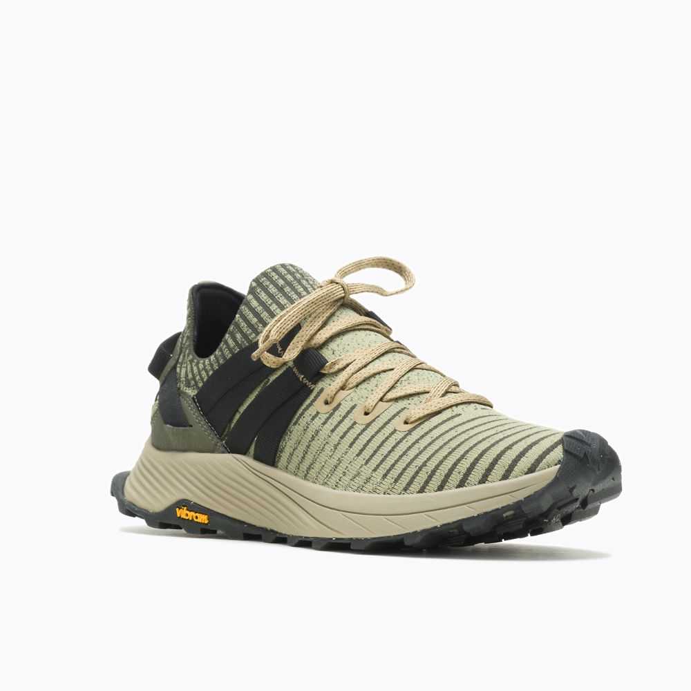 Olive Men's Merrell Embark Lace Sneakers | Dubai-9021754