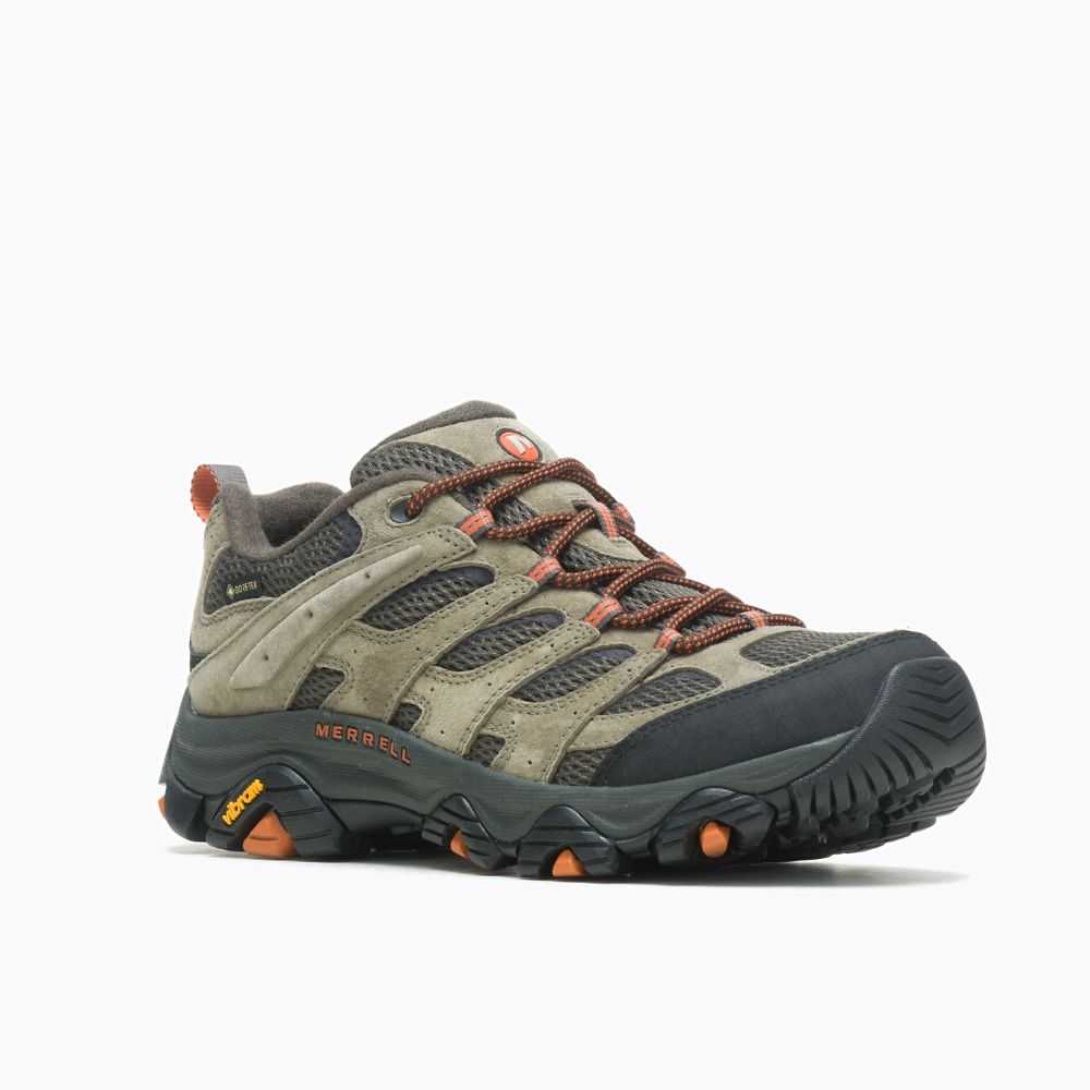 Olive Men's Merrell Moab 3 GORE-TEX® Hiking Shoes | Dubai-8417639