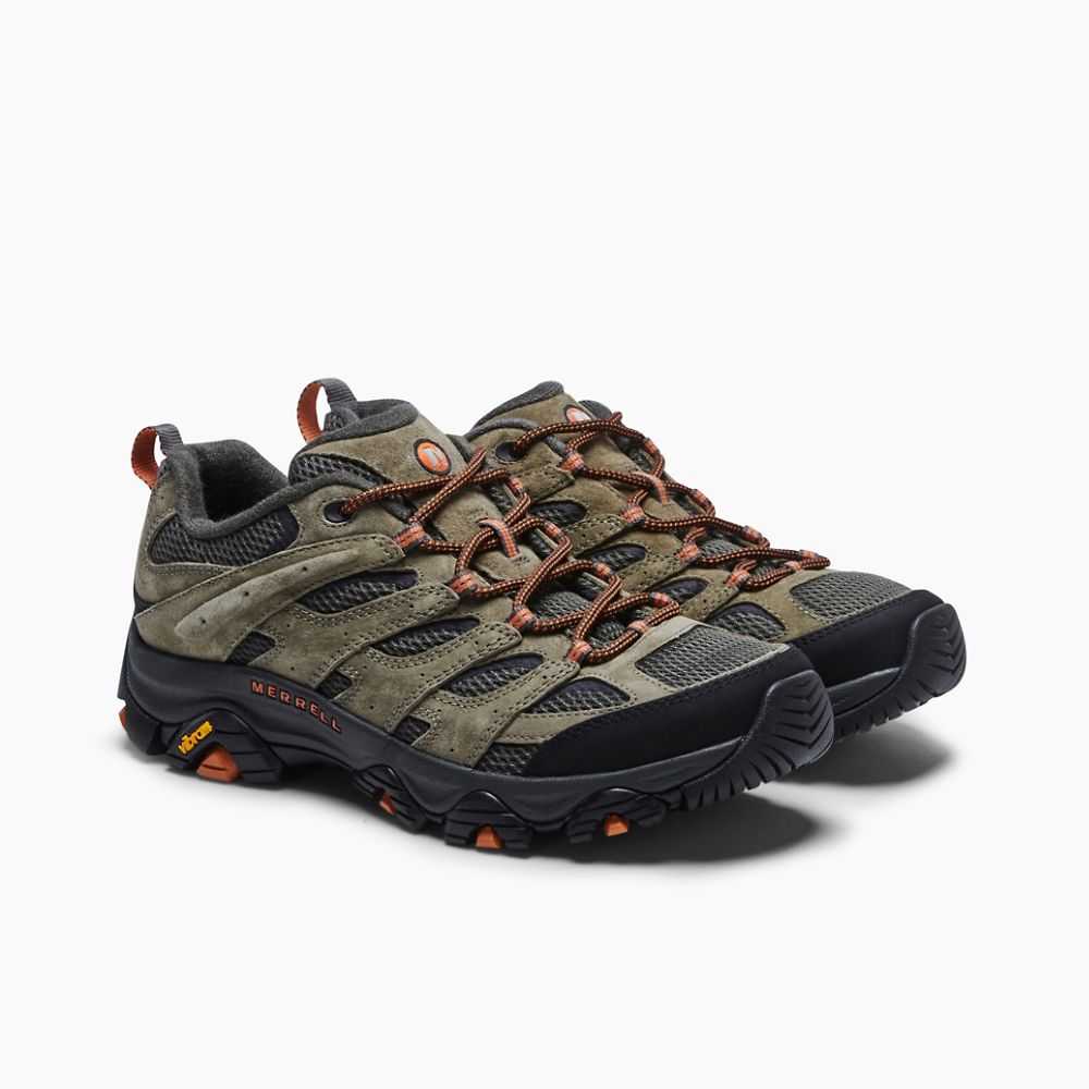 Olive Men's Merrell Moab 3 Hiking Shoes | Dubai-9704682