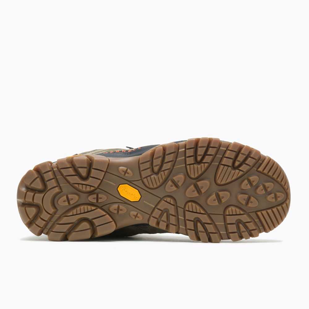 Olive Men's Merrell Moab 3 Mid Waterproof Hiking Boots | Dubai-9204765