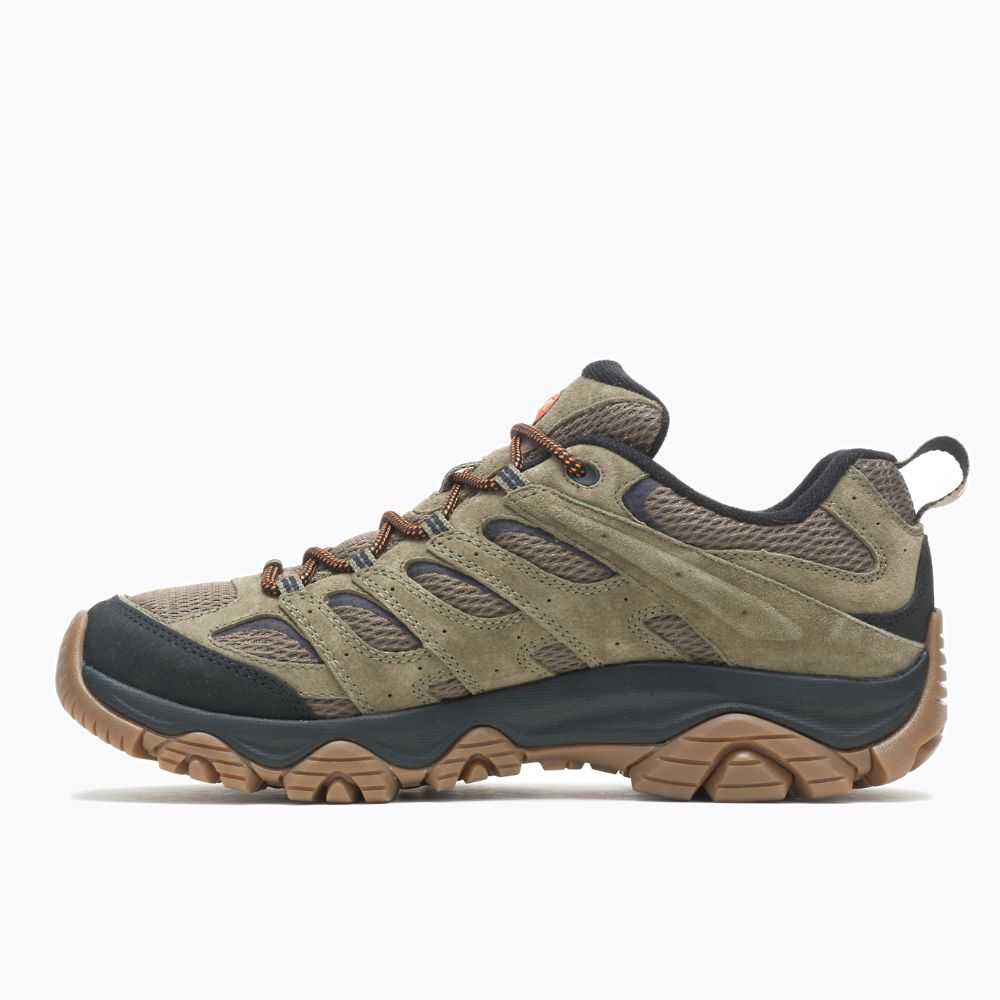 Olive Men's Merrell Moab 3 Waterproof Hiking Shoes | Dubai-6427305