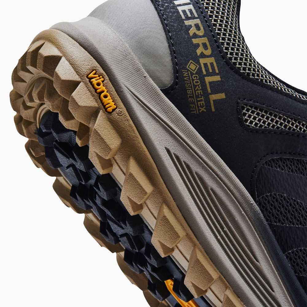 Olive Men's Merrell Nova 2 GORE-TEX® Wide Width Trail Running Shoes | Dubai-8309247