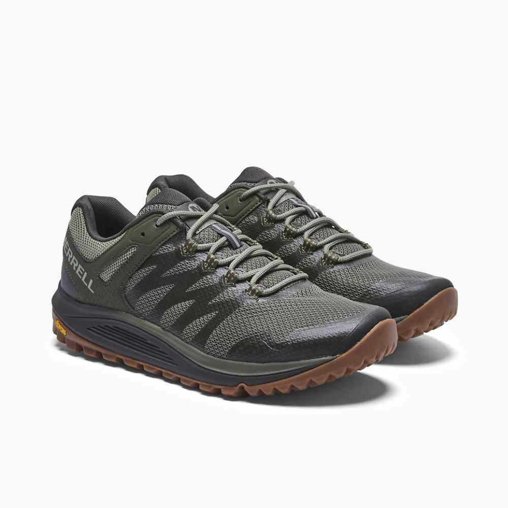 Olive Men's Merrell Nova 2 Trail Running Shoes | Dubai-0973482