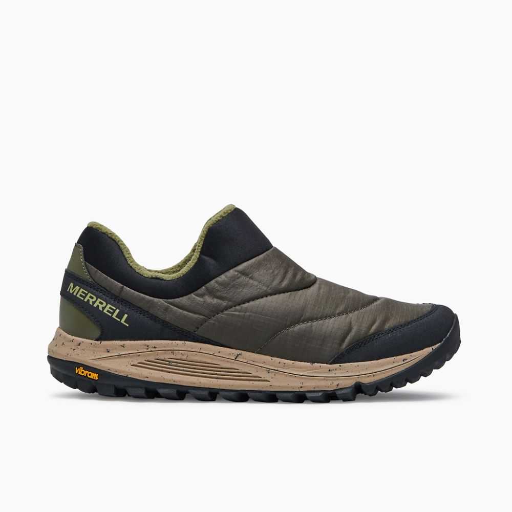 Olive Men\'s Merrell Nova Moc Sneakers | Dubai-7428305