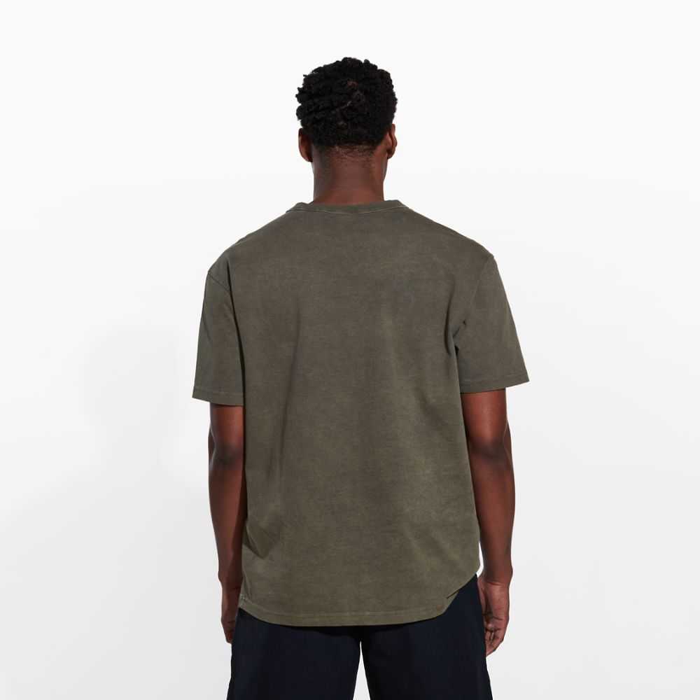 Olive Men's Merrell Sunbaked T Shirts | Dubai-0625491