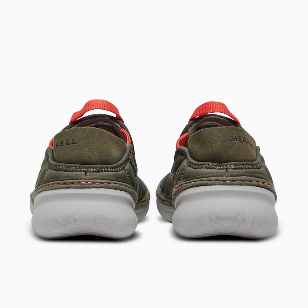 Olive Women's Merrell Hut Moc Sneakers | Dubai-7649203