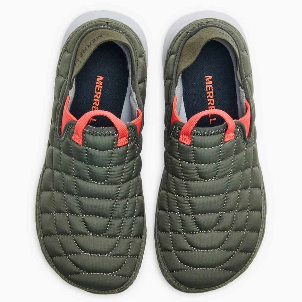 Olive Women's Merrell Hut Moc Sneakers | Dubai-7649203