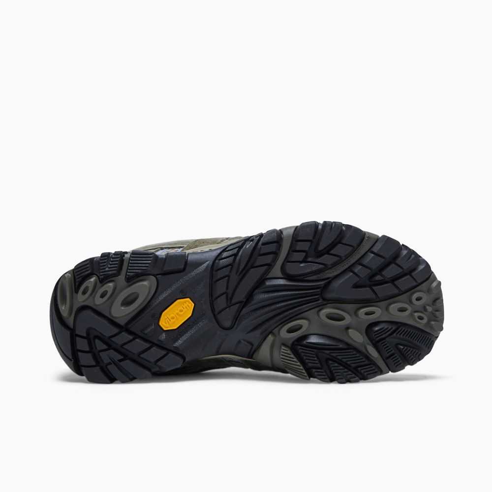 Olive Women's Merrell Moab 2 Waterproof Wide Width Hiking Shoes | Dubai-4639857