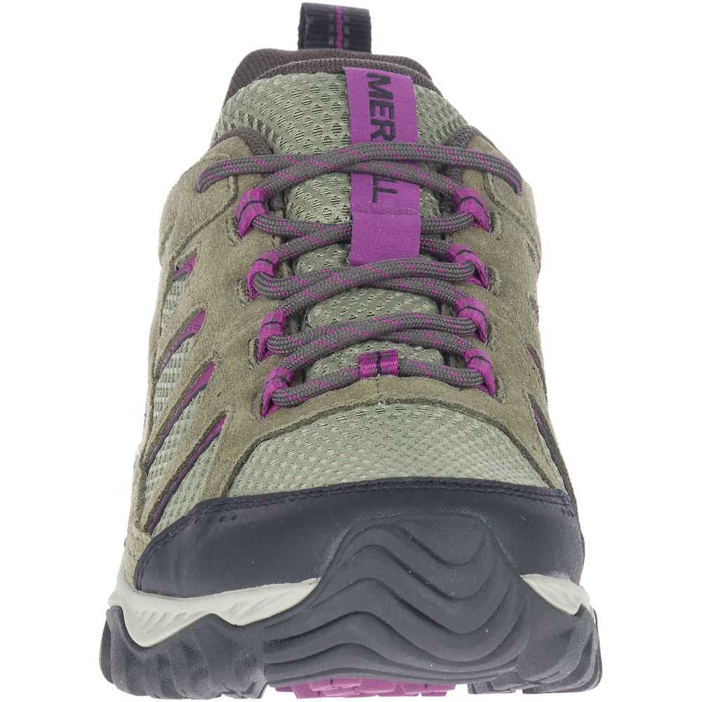 Olive Women's Merrell Oakcreek Hiking Shoes | Dubai-5267031