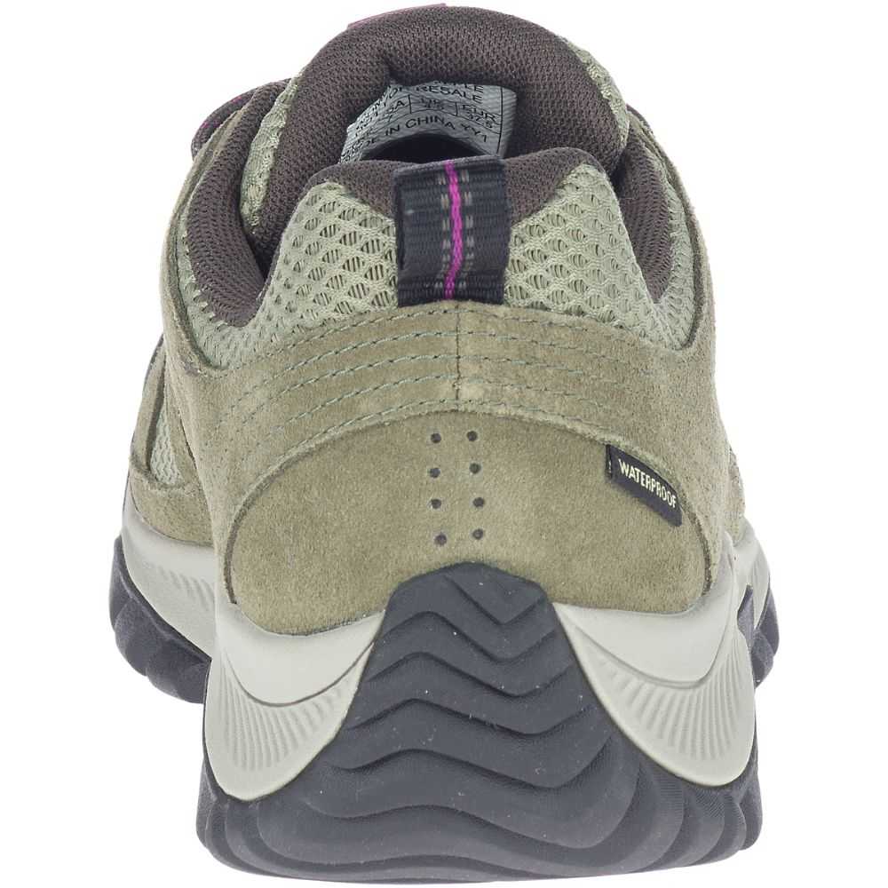 Olive Women's Merrell Oakcreek Hiking Shoes | Dubai-5267031