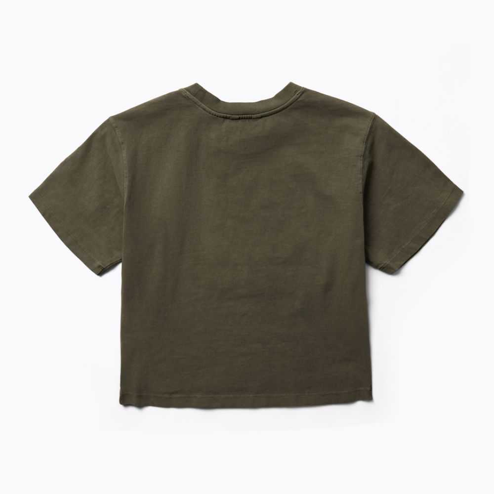 Olive Women's Merrell Sunbaked T Shirts | Dubai-7486293