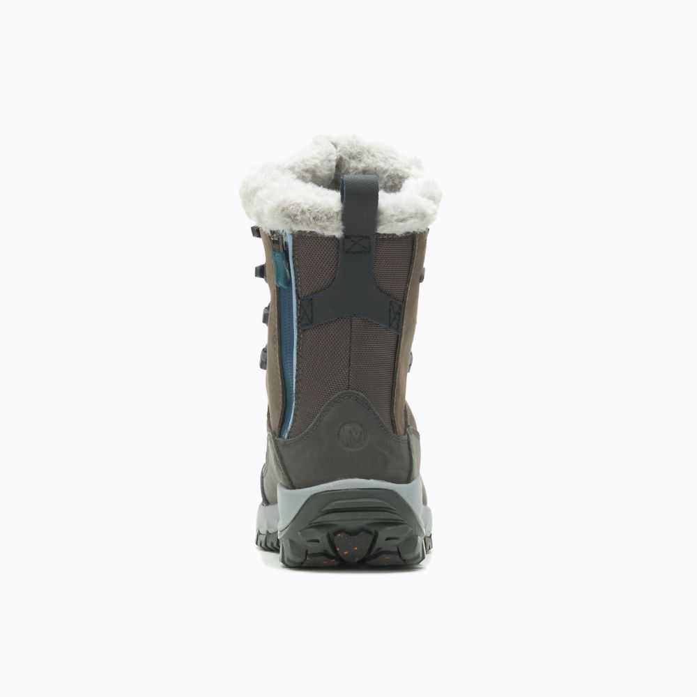 Olive Women's Merrell Thermo Overlook 2 Mid Waterproof Hiking Boots | Dubai-4567920