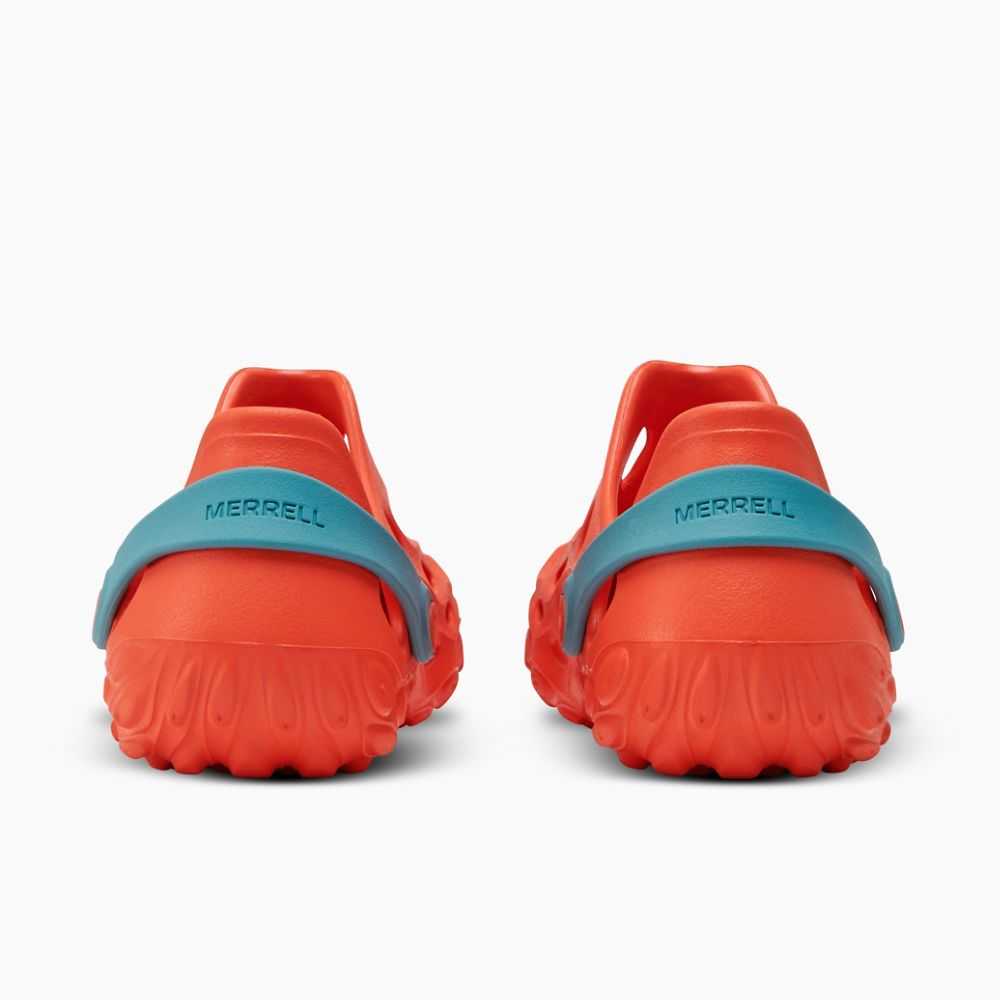 Orange/Blue Women's Merrell Hydro Moc Hiking Sandals | Dubai-2968017