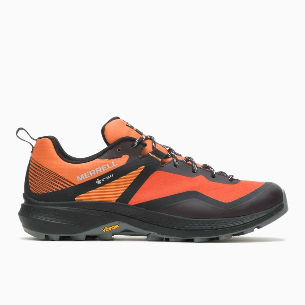 Orange Men\'s Merrell MQM 3 GORE-TEX® Trail Running Shoes | Dubai-0912635