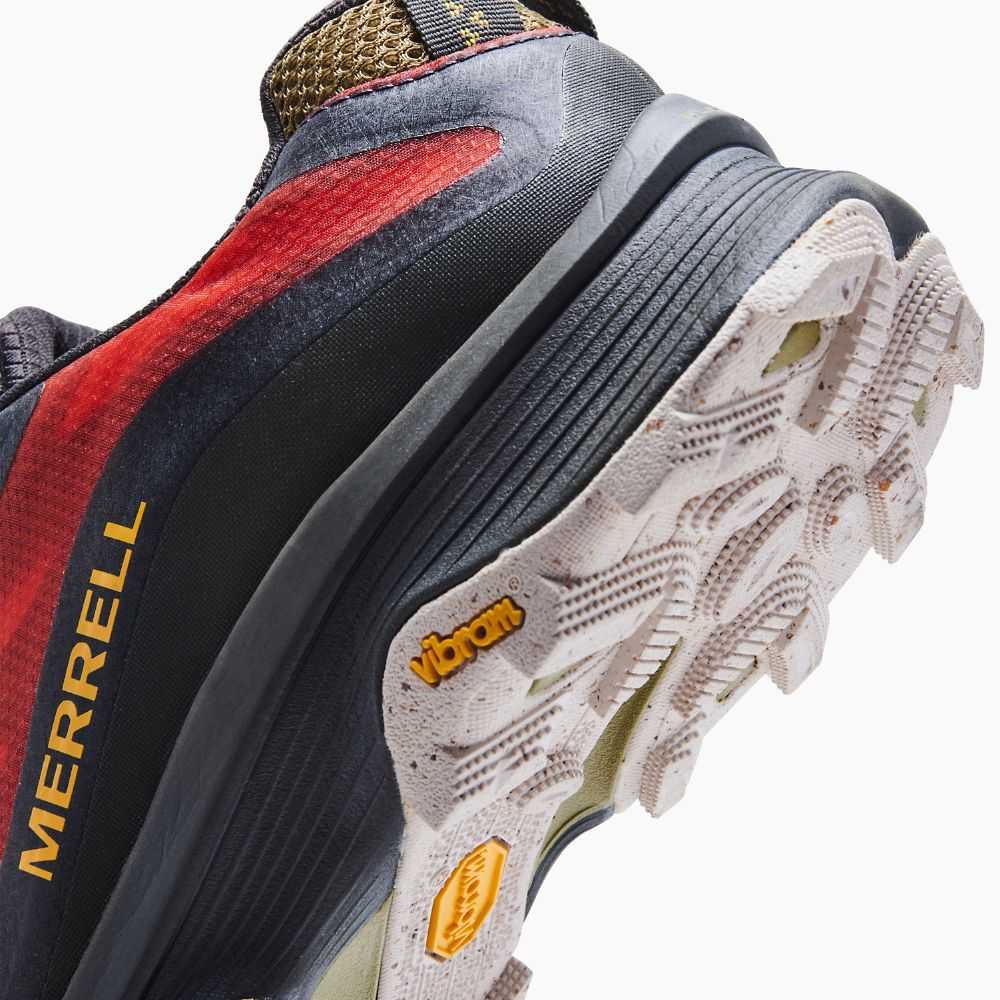 Orange Men's Merrell Moab Speed Wide Width Walking Shoes | Dubai-0463512