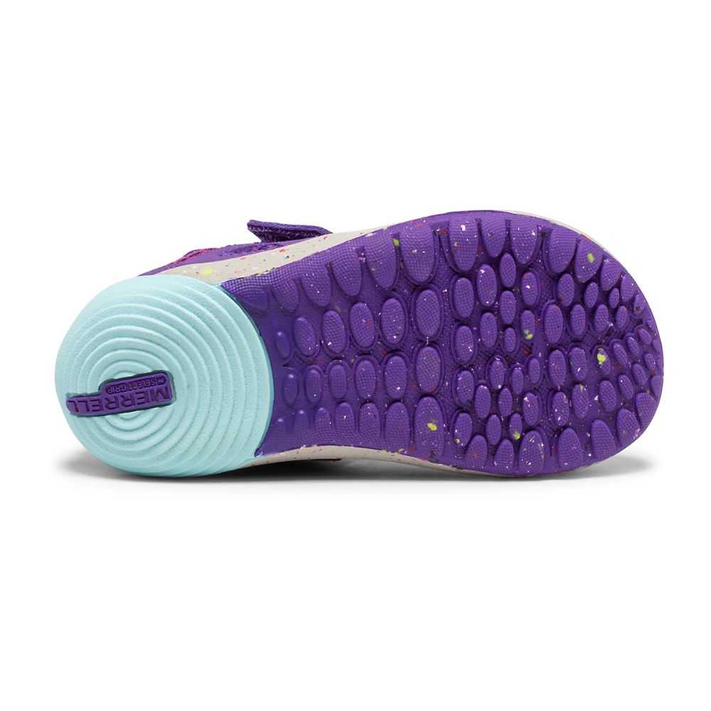 Purple/Turquoise Girls' Merrell Bare Steps® H2O Sneakers | Dubai-7048512