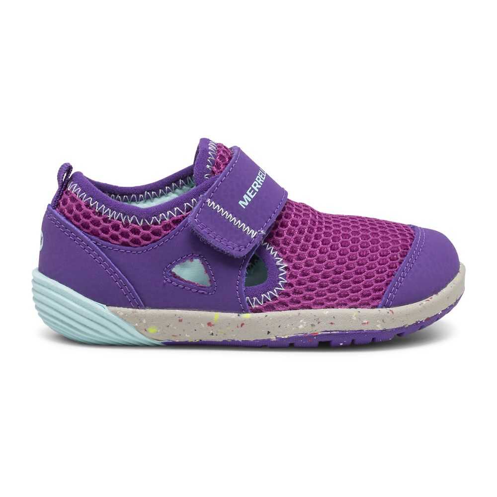 Purple/Turquoise Girls\' Merrell Bare Steps® H2O Sneakers | Dubai-7048512