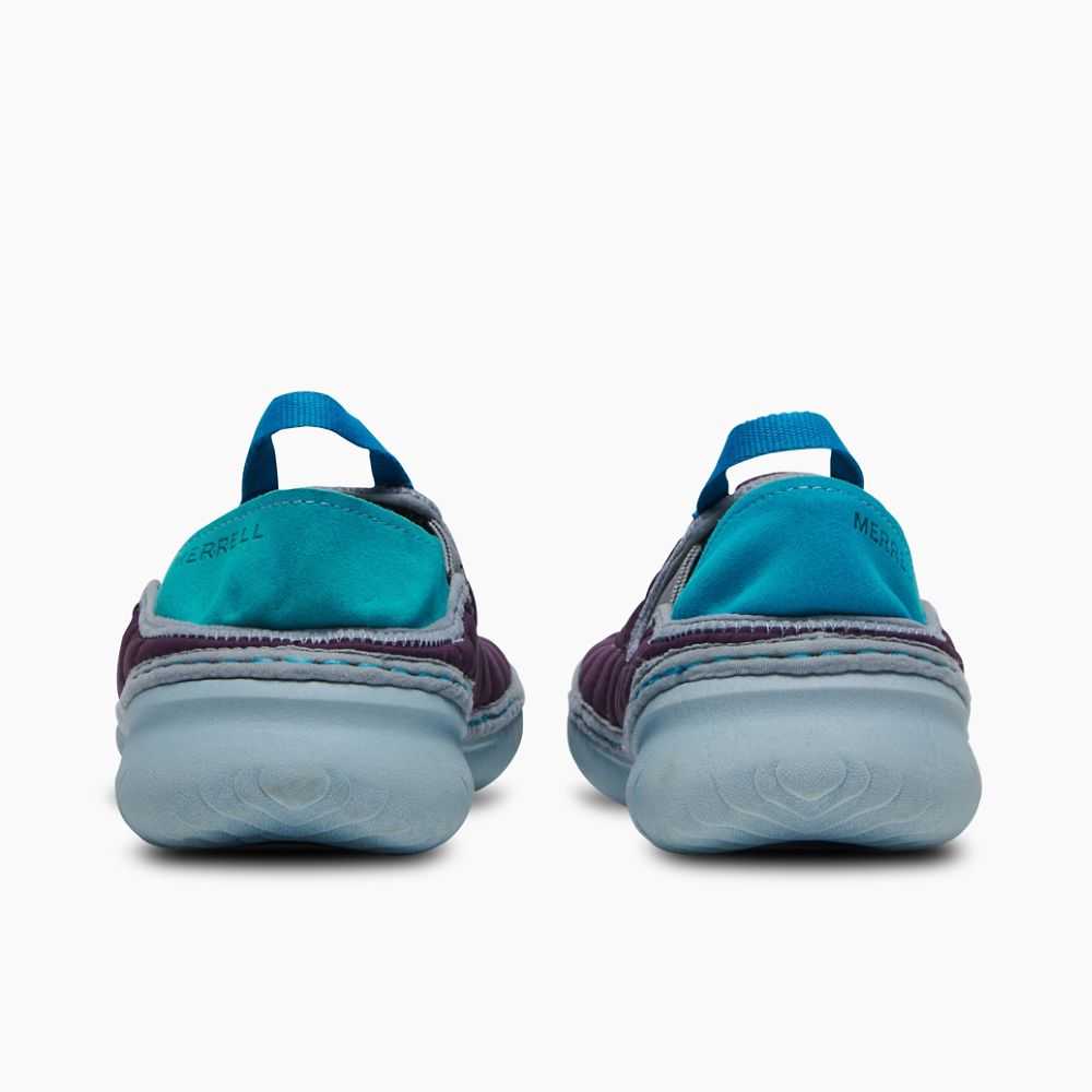 Purple/Turquoise Women's Merrell Hut Moc Slip On Shoes | Dubai-9574683