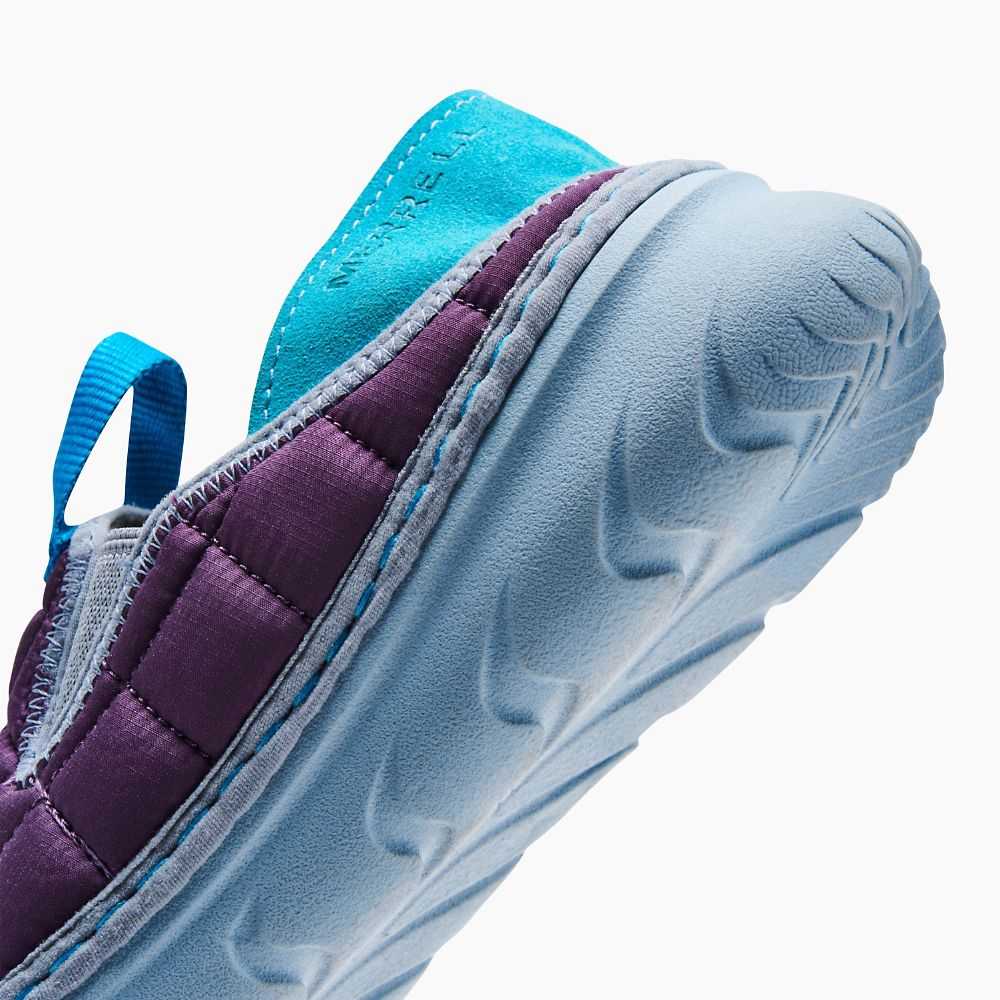 Purple/Turquoise Women's Merrell Hut Moc Slip On Shoes | Dubai-9574683