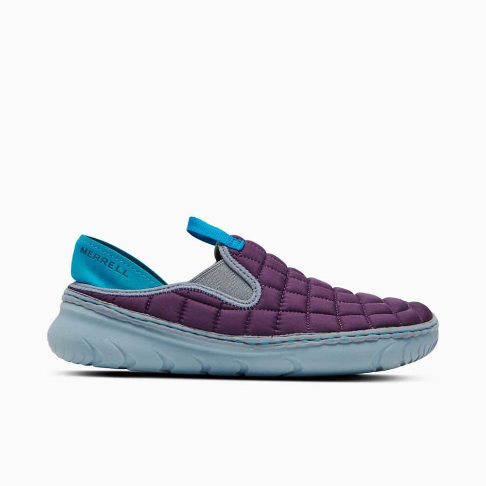 Purple/Turquoise Women\'s Merrell Hut Moc Slip On Shoes | Dubai-9574683