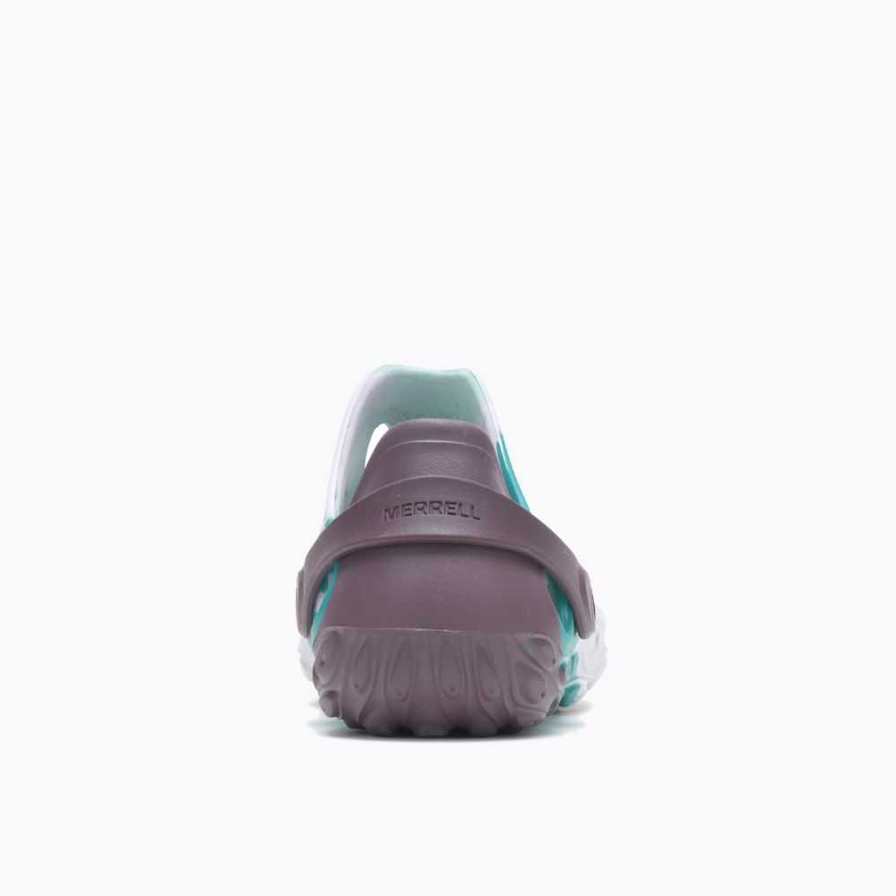 Rose/Turquoise Women's Merrell Hydro Moc BLOOM® Sandals | Dubai-6329087