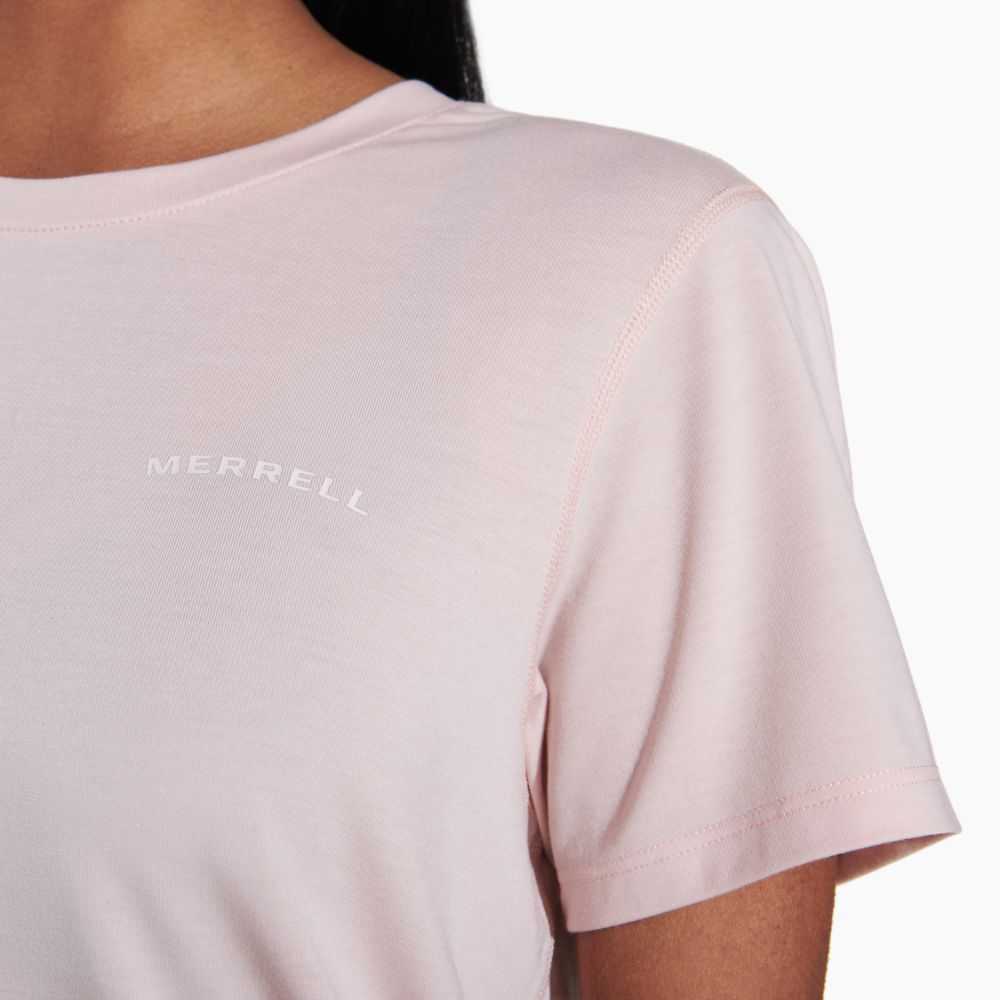 Rose Women's Merrell Tencel T Shirts | Dubai-5394076