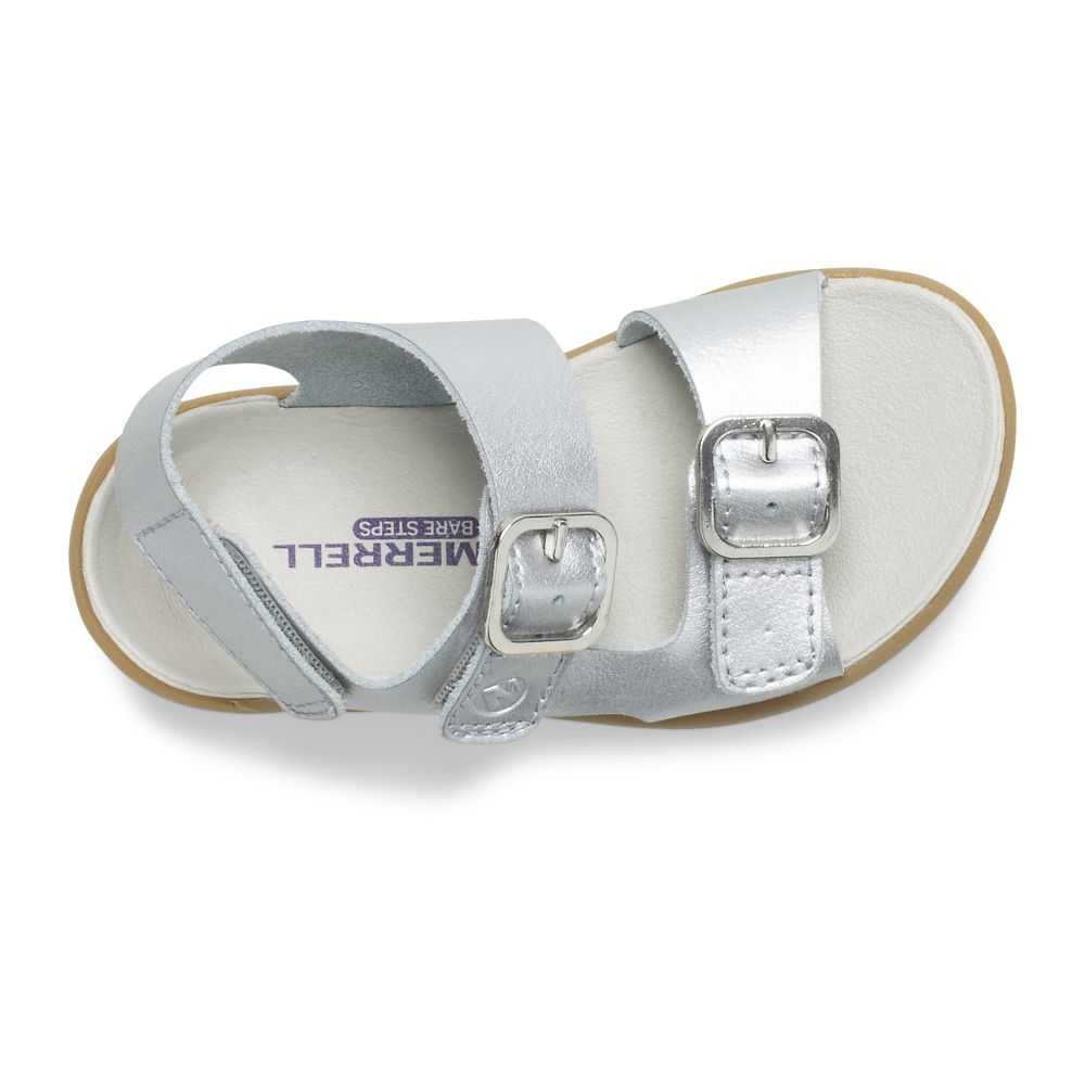 Silver Girls' Merrell Bare Steps® Sandals | Dubai-9143625