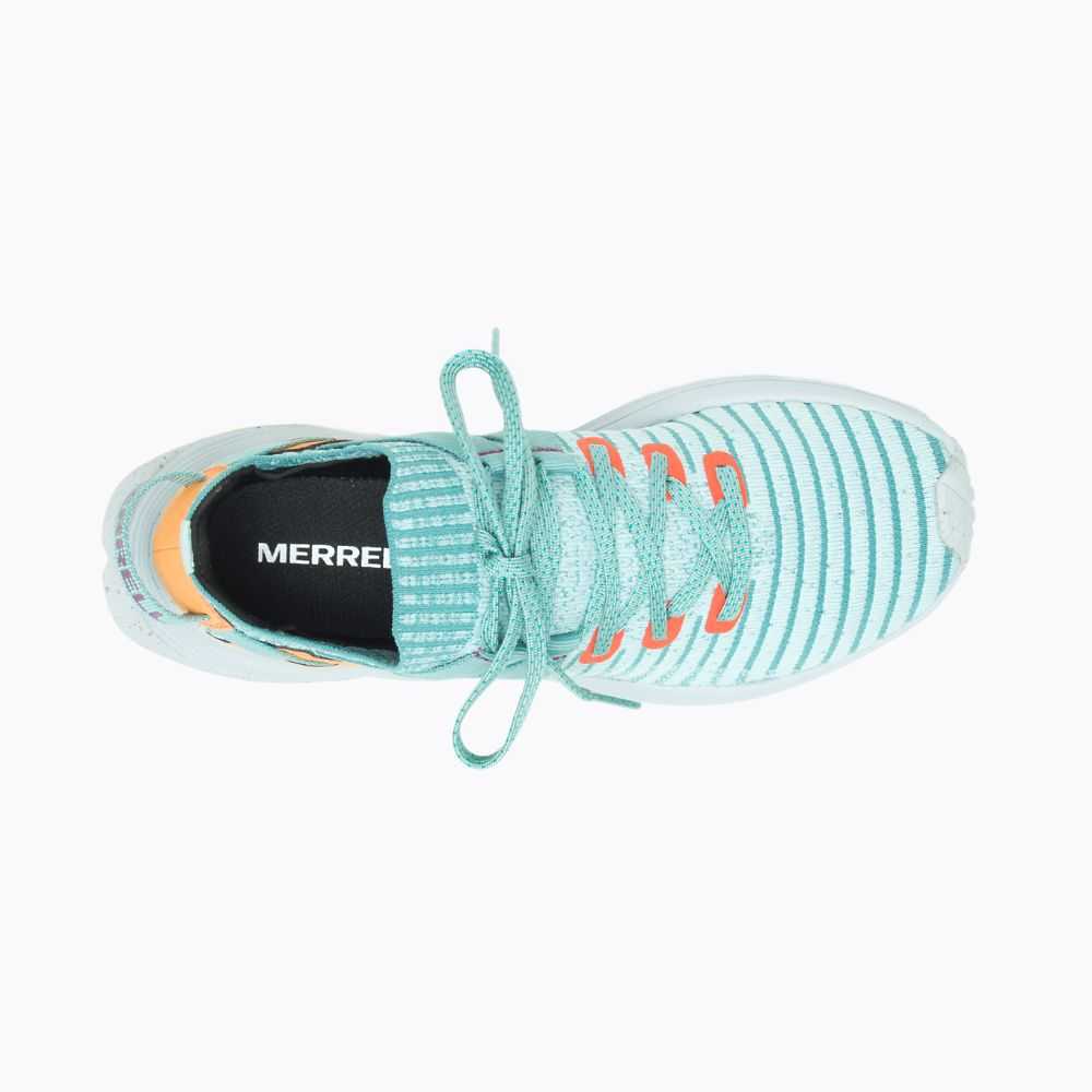 Turquoise Women's Merrell Embark Lace Wide Width Sneakers | Dubai-1934708