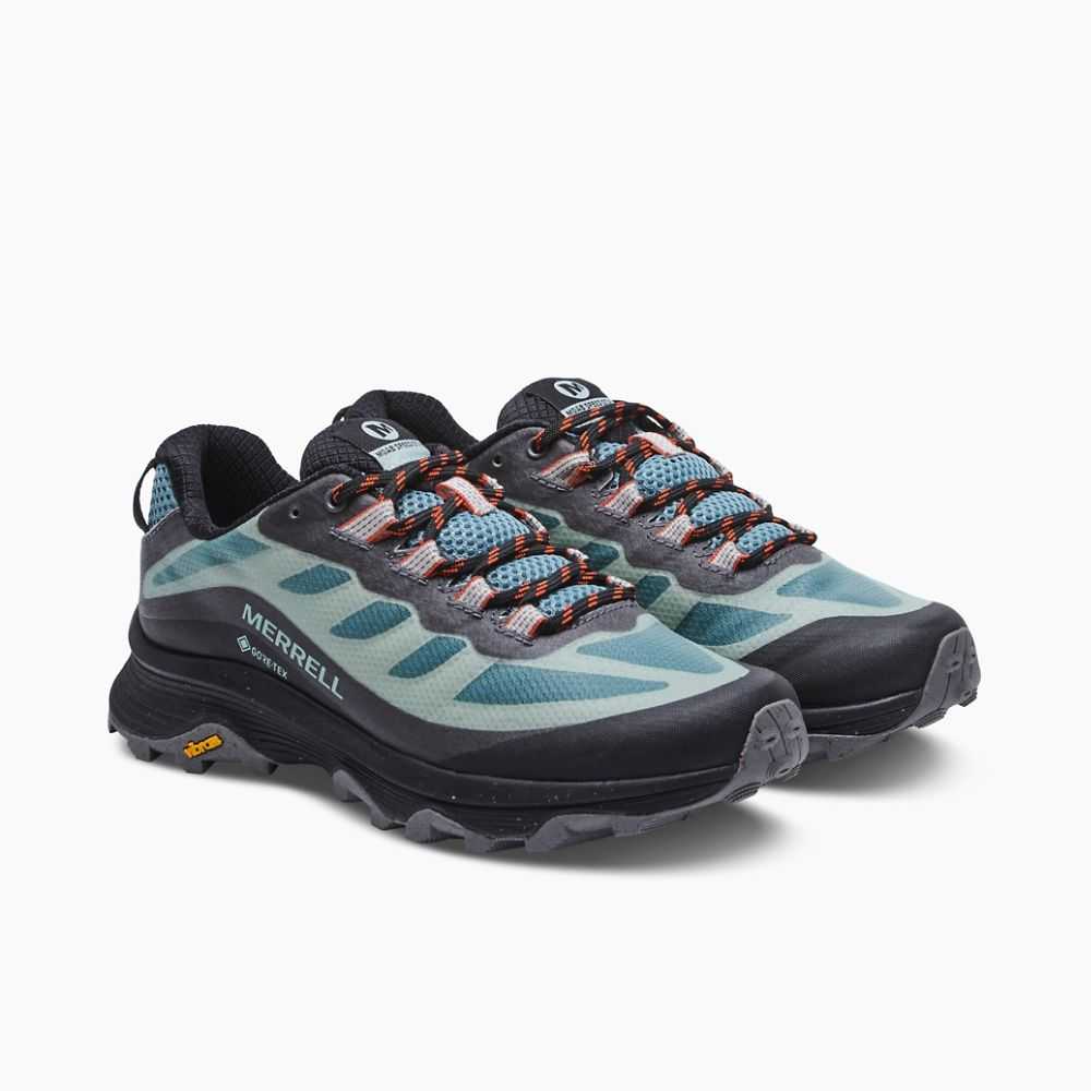 Turquoise Women's Merrell Moab Speed GORE-TEX® Walking Shoes | Dubai-2371856