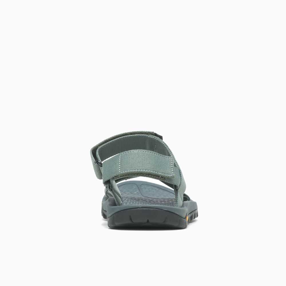 White/Green Women's Merrell Breakwater Strap Sandals | Dubai-6879425