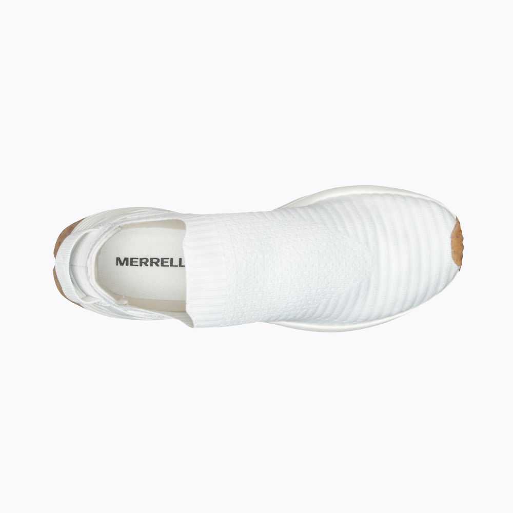 White Men's Merrell Embark Moc Sneakers | Dubai-8049753