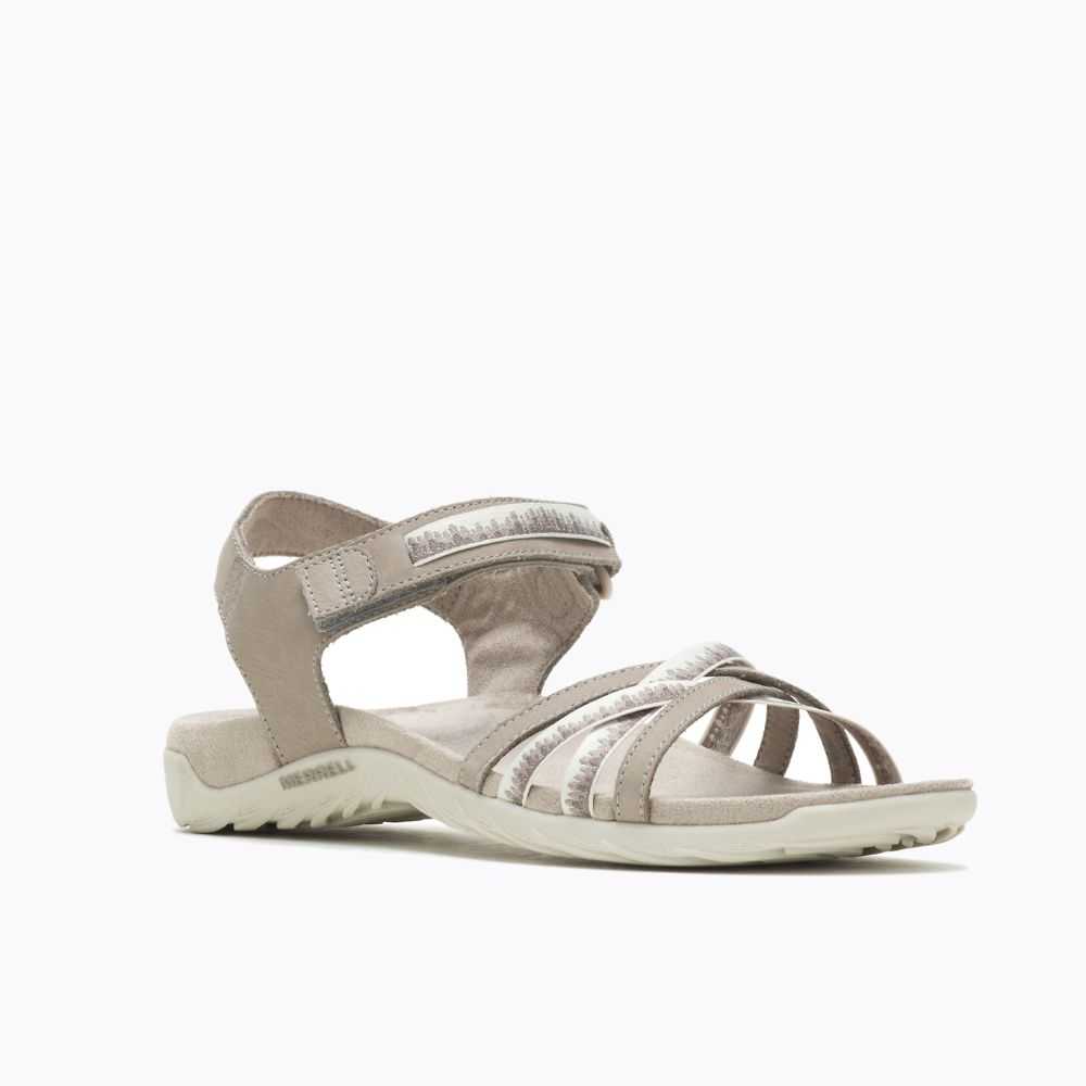 White Women's Merrell Terran 3 Cush Cross Sandals | Dubai-4871605