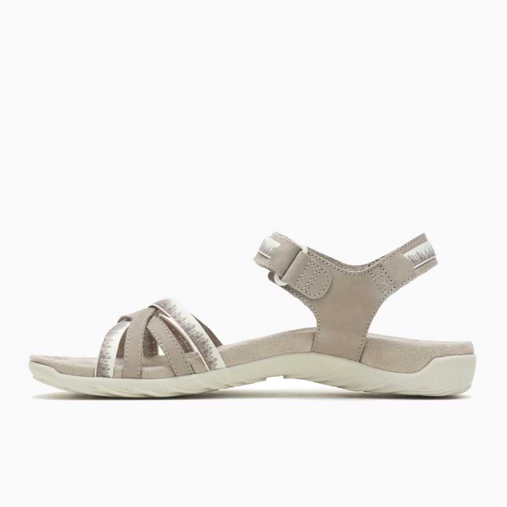 White Women's Merrell Terran 3 Cush Cross Sandals | Dubai-4871605