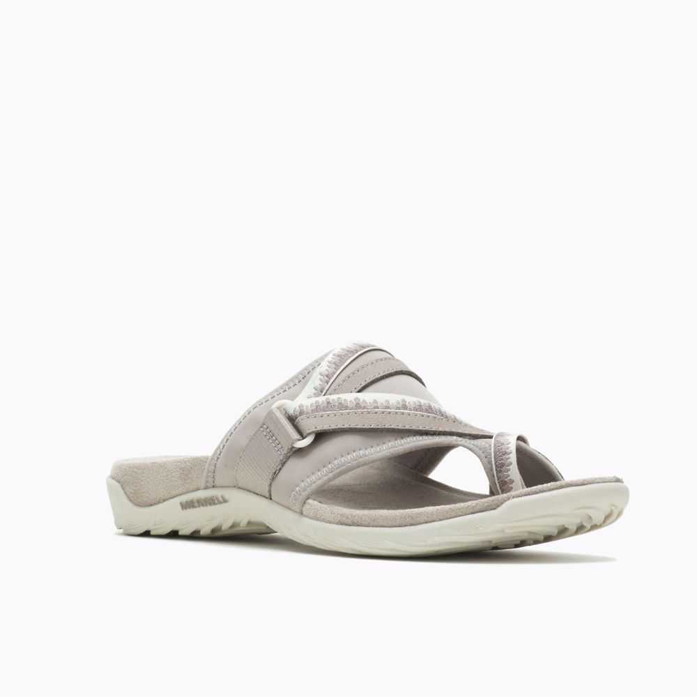 White Women's Merrell Terran 3 Cush Post Sandals | Dubai-4259067