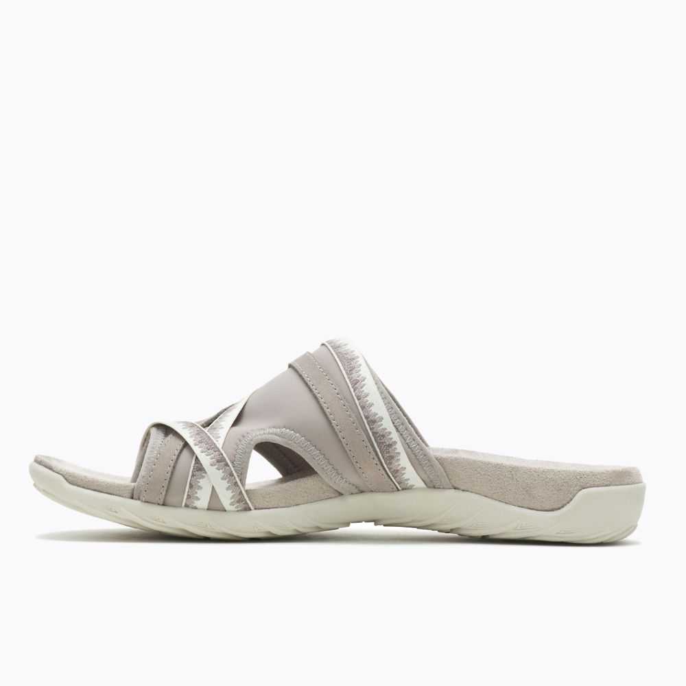 White Women's Merrell Terran 3 Cush Post Sandals | Dubai-4259067