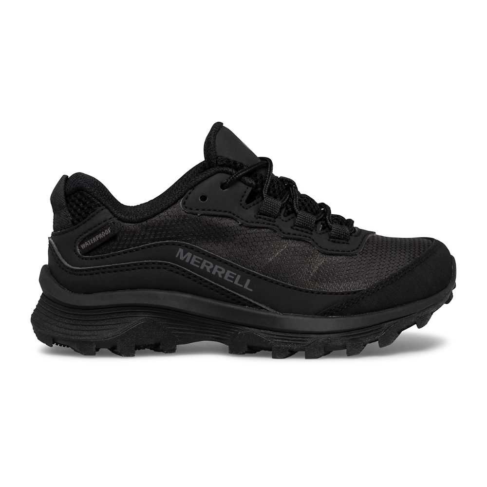 Black Girls' Merrell Moab Speed Low Waterproof Sneakers | Dubai-5946820