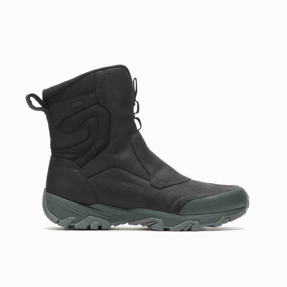 Black Men's Merrell Coldpack Ice+ 8 Zip Polar Waterproof Hiking Boots | Dubai-4718025