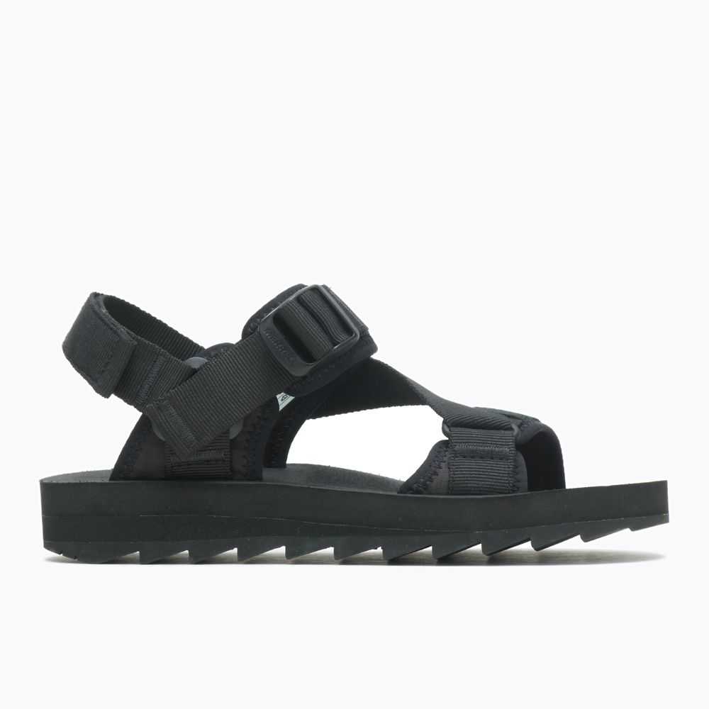 Black Women's Merrell Alpine Strap Sandals | Dubai-9623480